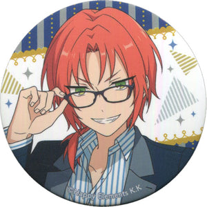 Tsukinaga Leo Ensemble Stars! Can Badge Animate Girls Festival 2018 Goods Can Badge [USED]