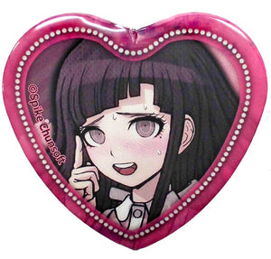 Tsumiki Mikan Danganronpa ∞ in Nanja Town -8th Anniversary! Everyone Despair- Shy Face Heart Can Badge Collection Super Danganronpa 2ver Can Badge [USED]