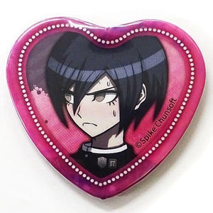 Saihara Shuichi Danganronpa 8 in Nanja Town -8th Anniversary! Everyone Despair- Shy Face Heart Tin Badge Collection New Danganronpa V3 ver. Can Badge [USED]