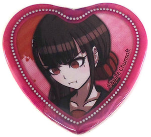 Harukawa Maki Danganronpa Infinity in Nanja Town -8th Anniversary! Everyone Despair- Shy Face Heart Can Badge Collection New Danganronpa V3 ver. Can Badge [USED]