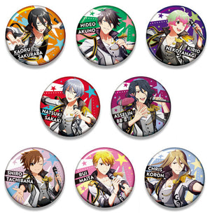 All 8 Types Set The Idolmaster SideM Trading Can Badge LIVE ON ST@GE! Can Badge [USED]