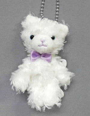 Ai Mikaze Lira Uta no Prince Sama Prince Cat WINTER HOLIDAY Petit Trading Plush Badge Snow Ver. Can Badge [USED]