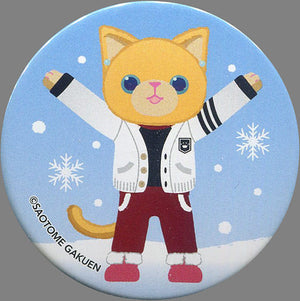 Sho Kurusu Rosie Uta no Prince Sama Prince Cat WINTER HOLIDAY Trading Tin Badge Happy Snow Ver. Lapel Pin [USED]