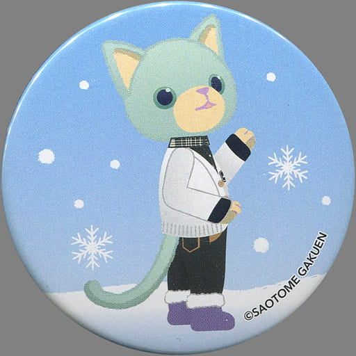 Ai Mikaze Lira Uta no Prince Sama Prince Cat WINTER HOLIDAY Trading Tin Badge Happy Snow Ver. Lapel Pin [USED]