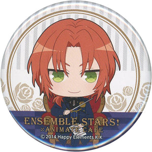 Leo Tsukinaga Ensemble Stars! X Animatecafe Trading Tin Badge Blood Banquet Ver.B Group Can Badge [USED]