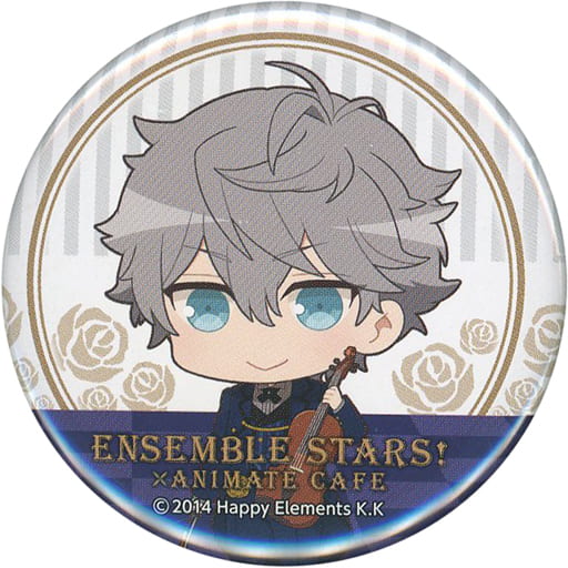 Sena Izumi Ensemble Stars! X Animatecafe Trading Tin Badge Blood Banquet Ver.B Group Can Badge [USED]