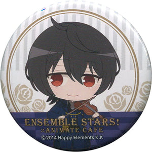 Ritsu Sakuma Ensemble Stars! X Animatecafe Trading Tin Badge Blood Banquet Ver.B Group Can Badge [USED]