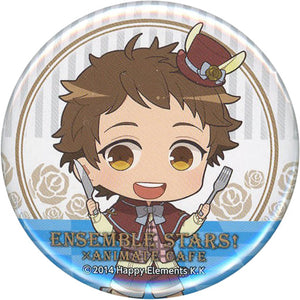 Mitsuru Tenma Ensemble Stars! X Animatecafe Trading Tin Badge Blood Banquet Ver.B Group Can Badge [USED]