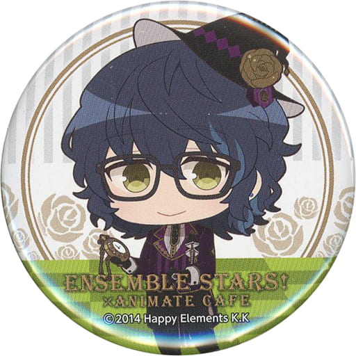 Tsumugi Aoba Ensemble Stars! X Animatecafe Trading Tin Badge Blood Banquet Ver.B Group Can Badge [USED]