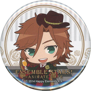 Madara Mikejima Ensemble Stars! X Animatecafe Trading Tin Badge Blood Banquet Ver.B Group Can Badge [USED]