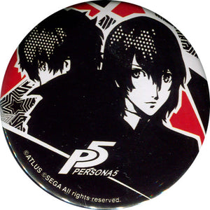 Akechi Goro Persona 5 Traiding Can Badge Coop ver. Can Badge [USED]