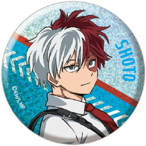 Bakugo Shoto Glitter Tin Badge My Hero Academia Tin Badge Collection Can Badge [USED]