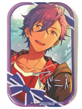 Adonis Otogari Ensemble Stars! Amusement Ichiban Cafe Candy Party Vol.1 Square Can Badge [USED]