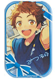 Mitsuru Tenma Ensemble Stars! Amusement Ichiban Cafe Candy Party Vol.1 Square Can Badge [USED]