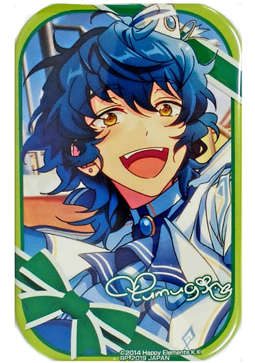 Tsumugi Aoba Ensemble Stars! Amusement Ichiban Cafe Candy Party Vol.1 Square Can Badge [USED]