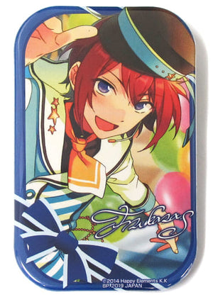 Tsukasa Suou Ensemble Stars! Amusement Ichiban Cafe Candy Party Vol.2 Square Can Badge [USED]