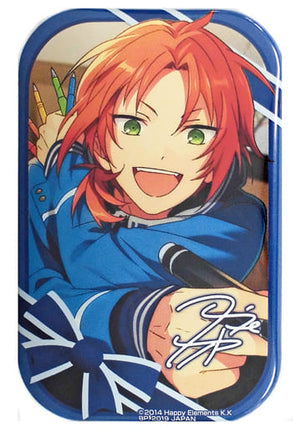 Leo Tsukinaga Ensemble Stars! Amusement Ichiban Cafe Candy Party Vol.2 Square Can Badge [USED]