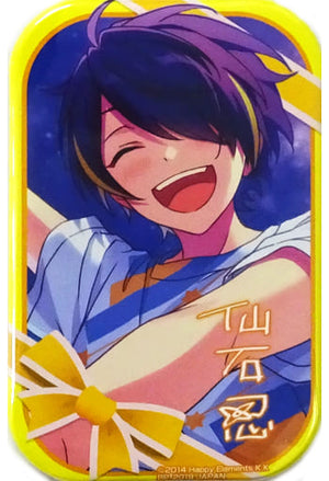 Shinobu Sengoku Ensemble Stars! Amusement Ichiban Cafe Candy Party Vol.2 Square Can Badge [USED]