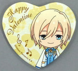 Eichi Tenshouin Ensemble Stars! Valentine Heart Can Badge 3rd Anniversary Group A Valentine Marukaku Can Badge 2019 Ver. Purchase Bonus Can Badge [USED]