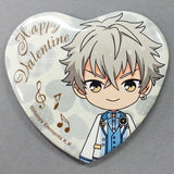 Koga Ogami Ensemble Stars! Valentine Heart Can Badge 3rd Anniversary Group A Valentine Marukaku Can Badge 2019 Ver. Purchase Bonus Can Badge [USED]