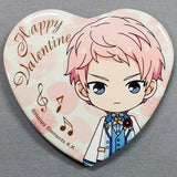 Itsuki Shu Ensemble Stars! Valentine Heart Can Badge 3rd Anniversary Group A Valentine Marukaku Can Badge 2019 Ver. Purchase Bonus Can Badge [USED]