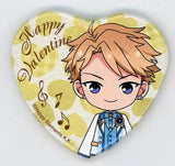 Arashi Narukami Ensemble Stars! Valentine Heart Can Badge 3rd Anniversary Group B Valentine Marukaku Can Badge 2019 Ver. Purchase Bonus Can Badge [USED]