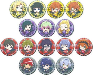 All 15 Types Set The iDOLM@STER SideM Wake Atte Mini! Trading Hologram Can Badge ver.B Can Badge [USED]