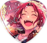 Isara Mao Toru Colle Heart-Shaped Big Can Badge -4th Anniversary- vol.1 Ensemble Stars! Can Badge [USED]