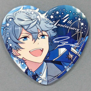 Sena Izumi Toru Colle Heart-Shaped Big Can Badge -4th Anniversary- vol.1 Ensemble Stars! Can Badge [USED]