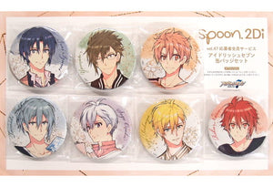 IDOLiSH7 Can Badge Set 7 Set Idolish7 spoon.2Di vol.47 Service For All Applicants Can Badge [USED]