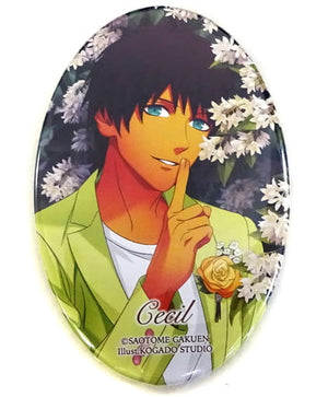 Cecil Aijima Uta no Prince Sama Trading Oval Can Badge Secret Garden Party Ver. Can Badge [USED]