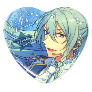 Wataru Hibiki Ensemble Stars! Heart Shaped Big Can Badge 4th Anniversary Vol.2 Can Badge [USED]