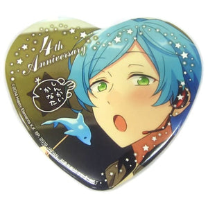 Kanata Shikai Ensemble Stars! Heart Shaped Big Can Badge 4th Anniversary Vol.3 Can Badge [USED]