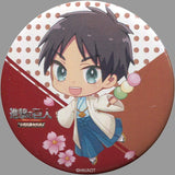 Ellen Yeager Attack on Titan Cherry Blossom Viewing The Scout Regiment Original Can Badge Gacha Can Badge [USED]