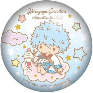 Gintoki Sakata Gintama Puni Puni Can Badge Sanrio Characters Collaboration Can Badge [USED]