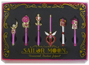 Successive Rod Pin Badge Set Sailor Moon the Miracle 4-D Universal Studios Japan Limited Badge [USED]