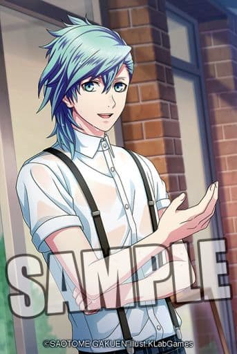 Ai Mikaze Uta no Prince Sama Shining Live Rectangular Can Badge Thoughts Drenched in the Rain Another Shot Ver. Can Badge [USED]