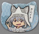 Gintoki Sakata Gintama Cat Shaped Can Badge Collection Namja Town 2019 Ghost Story Welcome Gintama Ryokan Limited Can Badge [USED]