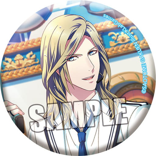 Camus Uta no Prince Sama Shining Live Trading Tin Badge Splash! Marine Festival Another Shot Ver. Can Badge [USED]