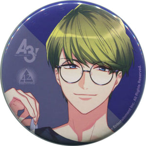 Utsuki Chikage Tin Badge A3! x42 FORTYTWO Product Purchase Bonus Can Badge [USED]