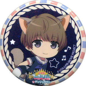 Eiji Otori Uta no Prince Sama Movie Maji Love Kingdom in Namja Town Glitter Can Badge Collection RAGING Ver. Can Badge [USED]