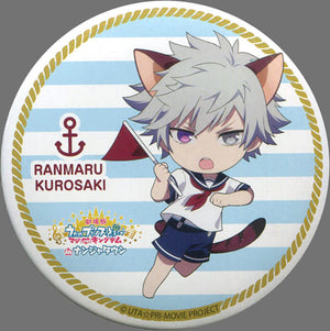 Ranmaru Kurosaki Uta no Prince Sama Movie Maji Love Kingdom in Namja Town 75mm Can Badge Kingdom Garapon Prize B Can Badge [USED]