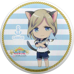 Camus Uta no Prince Sama Movie Maji Love Kingdom in Namja Town 75mm Can Badge Kingdom Garapon Prize B Can Badge [USED]