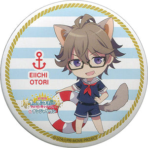 Eiichi Otori Uta no Prince Sama Movie Maji Love Kingdom in Namja Town 75mm Can Badge Kingdom Garapon Prize B Can Badge [USED]