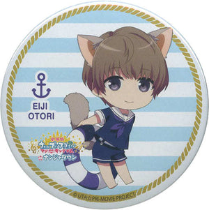 Otori Eiji 75mm Can Badge Uta no Prince-sama Maji LOVE Kingdom Movie in Nanja Town Kingdom Garapon Prize B Can Badge [USED]