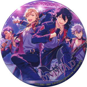 UNDEAD Ensemble Stars! Album Series UNDEAD Jacket Pattern Round Can Badge CD Animate Purchase Privilege Can Badge [USED]