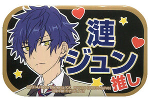 Jun Sazanami Ensemble Stars! Square My Fave Can Badge School Uniform Ver. Vol.3 Can Badge [USED]