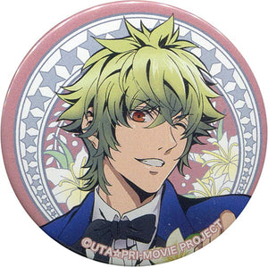 Hyuga Yamato Uta no Prince-sama Maji LOVE Kingdom Movie Traiding Tin Badge Flower Series RAGING Ver. Maji LOVE Caravan Limited Can Badge [USED]