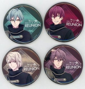 All 4 Types Set Idolish7 2nd LIVE REUNION Can Badge ZOOL Can Badge [USED]