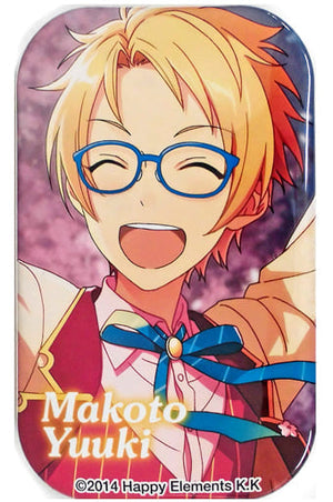 Yuuki Makoto Ensemble Stars! Marukaku Can Badge Animate Girls Festival 2015 Goods Can Badge [USED]